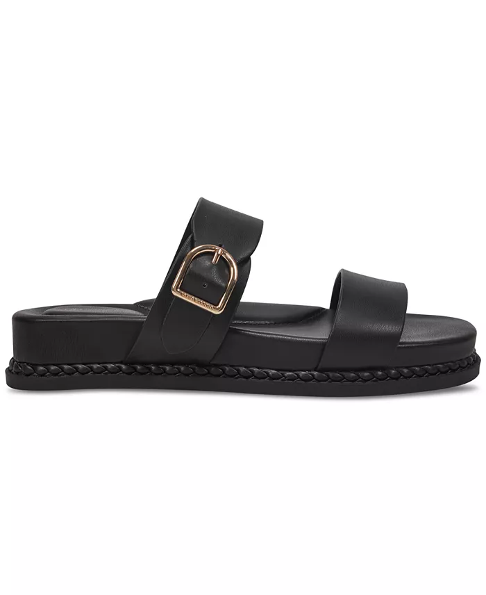 Giani Bernini Women's Gianaa Double Strap Footbed Sandals Created For Macy's Women's Fashion Shoes & Accessories