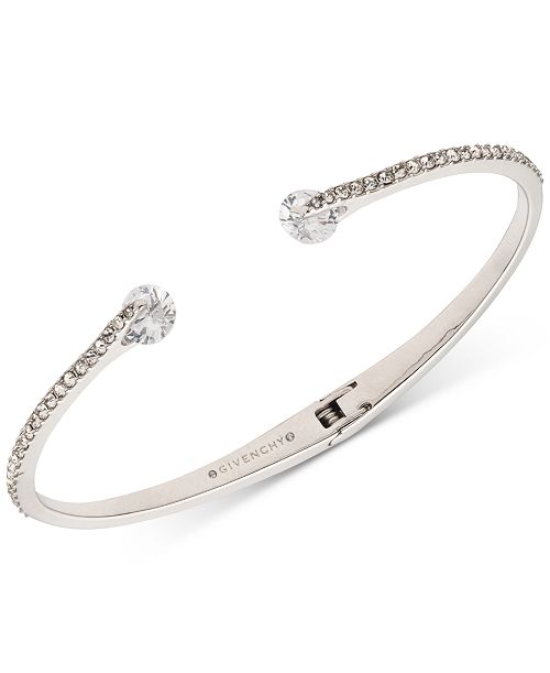 Givenchy Crystal & Pavé Hinged Bangle Bracelet Jewelry & Watches Givenchy Crystal & Pavé Hinged Bangle Bracelet Jewelry & Watches