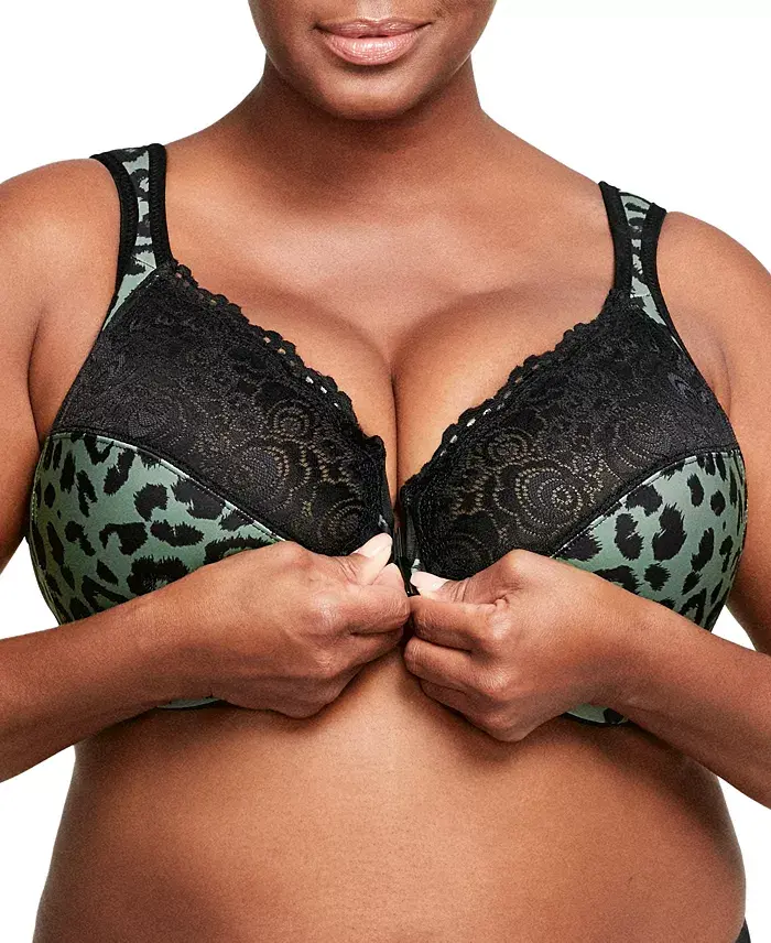 Glamorise Women's Full Figure Plus Size Wonderwire Front Close Bra 1245 Women's Fashion Shoes & Accessories
