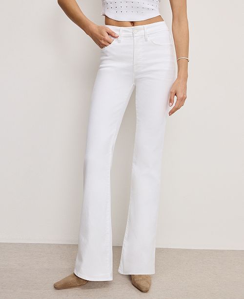 Good American Women's Good Legs High Rise Flare Jeans Women's Fashion Shoes & Accessories