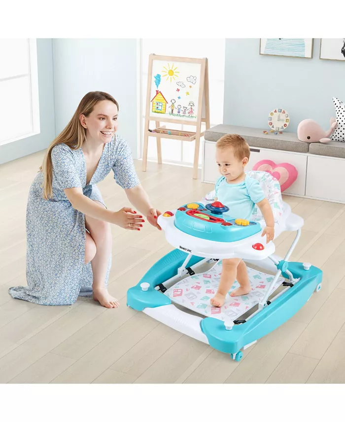 GOUUN 6 In 1 Foldable Baby Walker With Adjustable Height All Toys