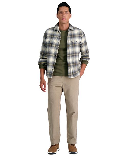Haggar Men's Classic-Fit Stretch Corduroy Pants Men's Fashion & Accessories