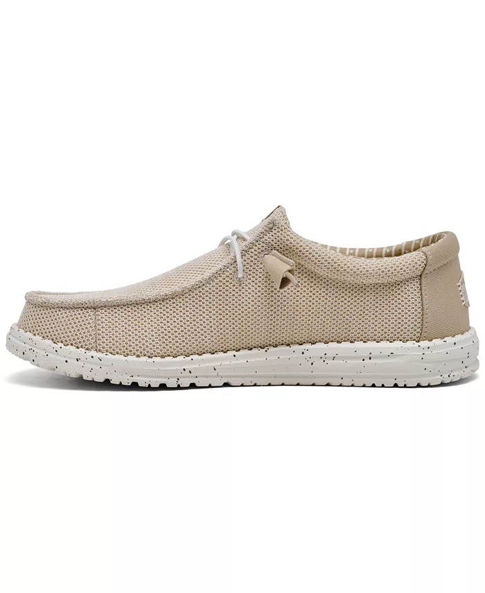 Hey Dude Men's Wally Stretch Slip-On Casual Moccasin Sneakers From Finish Line Brands