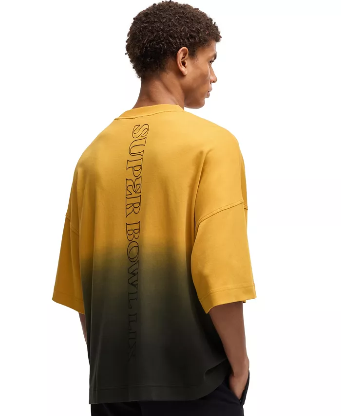 Hugo Boss X NFL Men's Gold-Tone Embroidery T-Shirt Brands