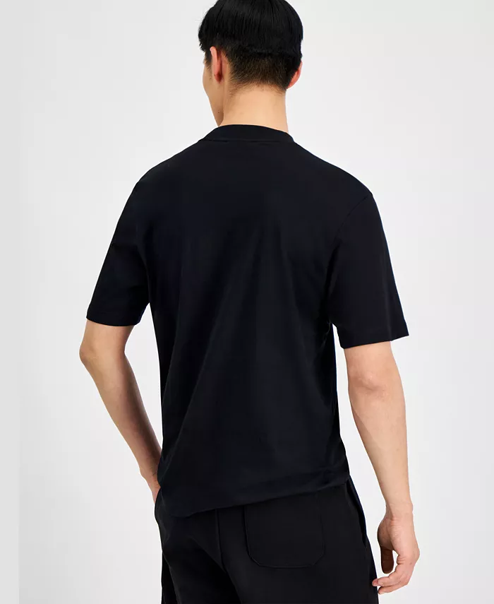 HUGO By Hugo Boss Men's Regular-Fit Logo Patch T-Shirt Men's Fashion & Accessories