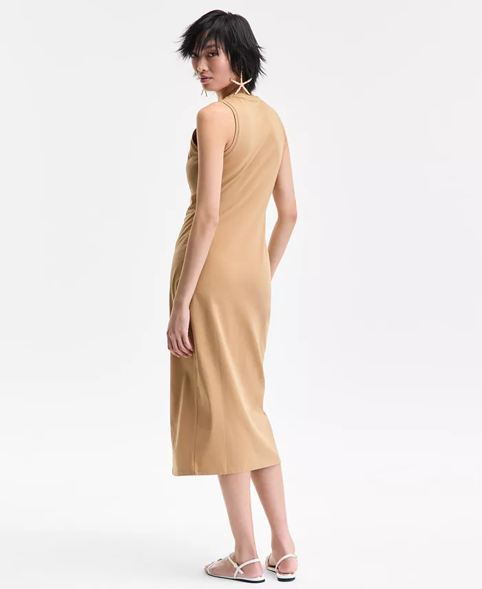 I.N.C. International Concepts Women's Faux-Wrap Midi Dress Exclusively At Macy's Women's Fashion Shoes & Accessories
