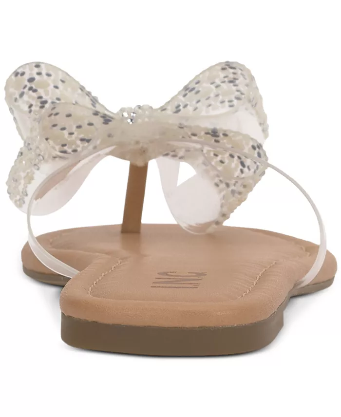 I.N.C. International Concepts Women's Mabae Bow Flat Sandals Created For Macy's Women's Fashion Shoes & Accessories