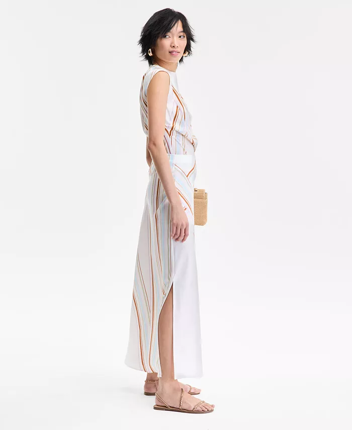 I.N.C. International Concepts Women's Striped Maxi Skirt Exclusively At Macy's Women's Fashion Shoes & Accessories