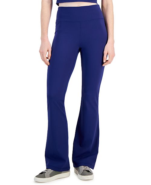 ID Ideology Women's High Rise Flare Leggings Created for Macy's Women's Fashion Shoes & Accessories