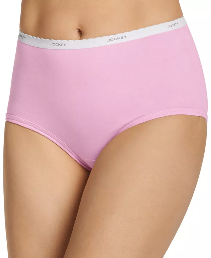 Jockey Women's Classics Cotton 5 Pack Brief Underwear 1743 Women's Fashion Shoes & Accessories