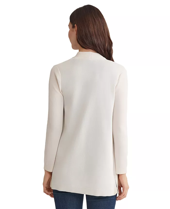 Jones New York Women's Relaxed V-Neck Open Cardigan Women's Fashion Shoes & Accessories