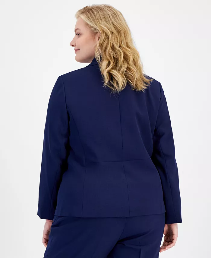 Kasper Plus Size Two-Button Blazer Women's Fashion Shoes & Accessories