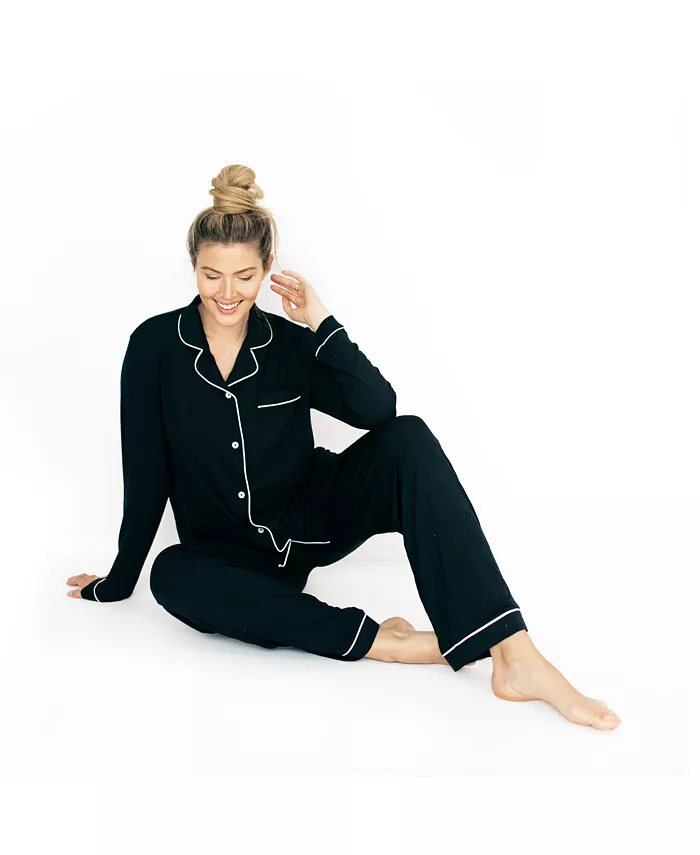 Kindred Bravely Maternity Clea Classic Long Sleeve Nursing Pajama Women's Fashion Shoes & Accessories