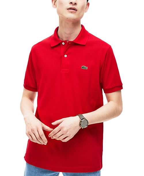 Lacoste Men's L.12.12 Classic-Fit Short-Sleeve Piqué Polo Shirt Men's Fashion & Accessories