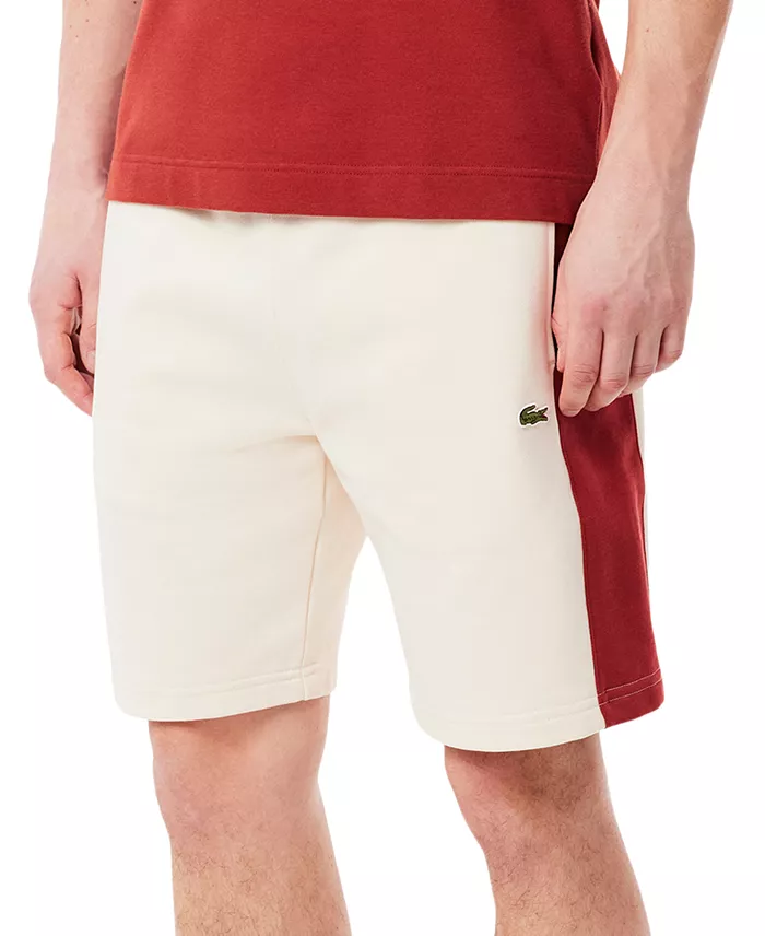 Lacoste Men's Regular-Fit Colorblocked Logo Shorts Men's Fashion & Accessories