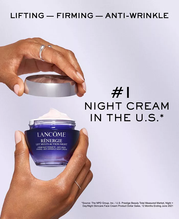Lancôme Rénergie Lift Multi-Action Night Cream & Anti-Aging Moisturizer 2.5 Oz. Beauty