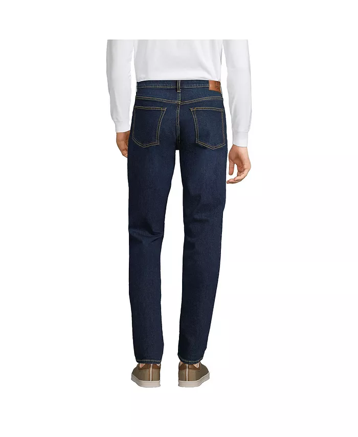 Lands' End Men's Recover 5 Pocket Traditional Fit Denim Jeans Men's Fashion & Accessories