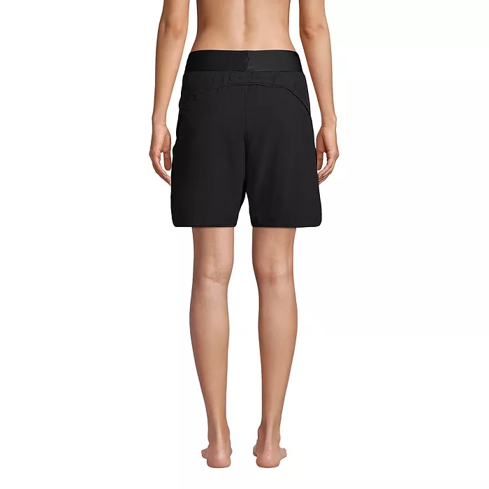 Lands' End Women's 9" Board Shorts Women's Fashion Shoes & Accessories