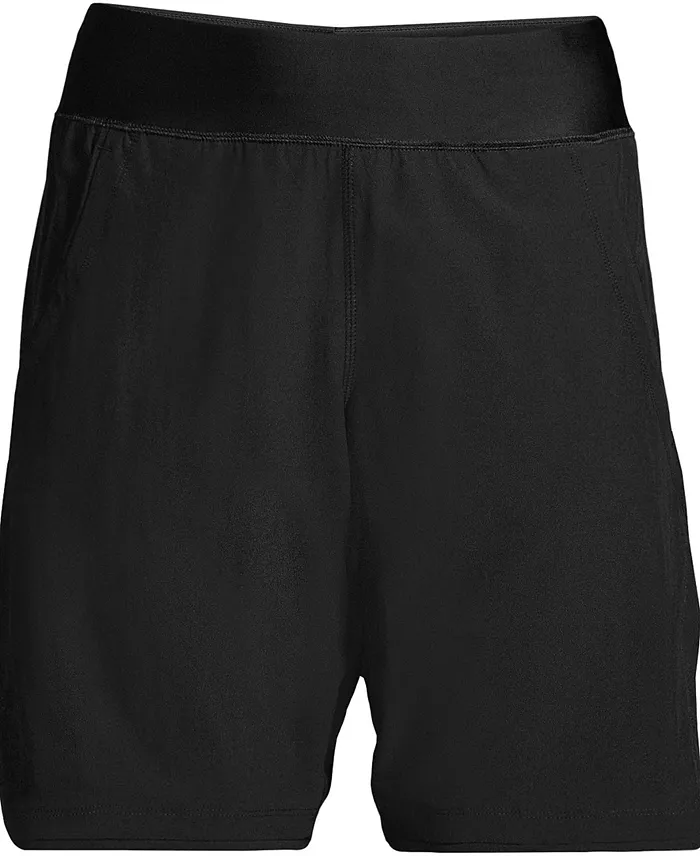 Lands' End Women's 9" Board Shorts Women's Fashion Shoes & Accessories