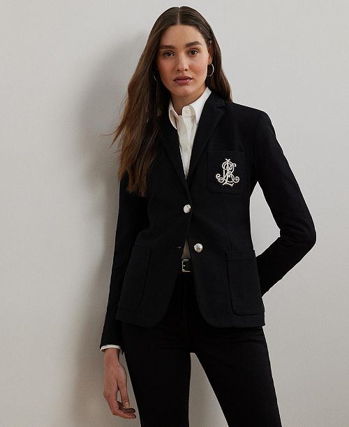 Lauren Ralph Lauren Bullion Jacquard Blazer Women's Fashion Shoes & Accessories