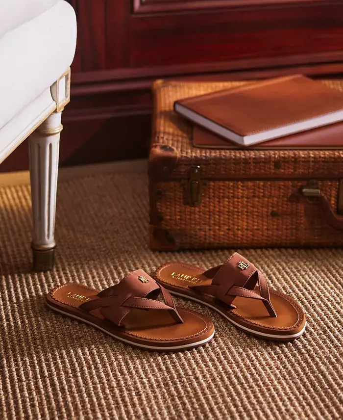 Lauren Ralph Lauren Women's Rosalind Thong Sandals Women's Fashion Shoes & Accessories