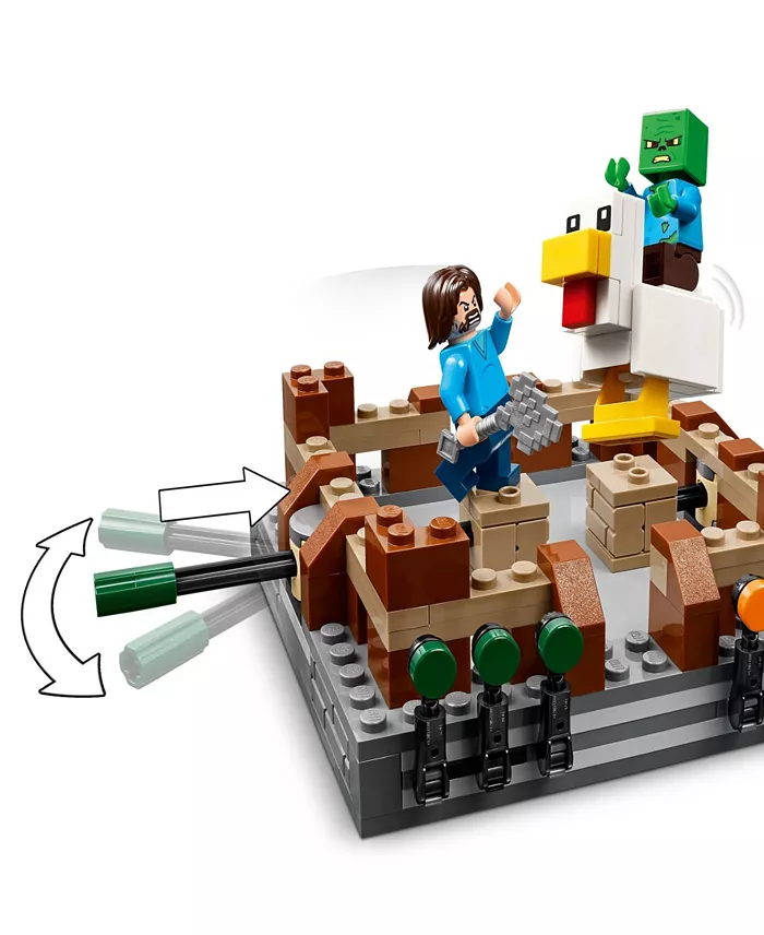 LEGO® Minecraft Woodland Mansion Fighting Ring Building Set 21272 491 Pieces All Toys