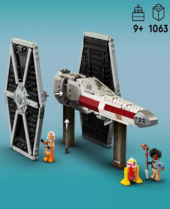 LEGO® Star Wars TIE Fighter X-Wing Mash-up Kids Building Set 75393 1063 Pieces All Toys