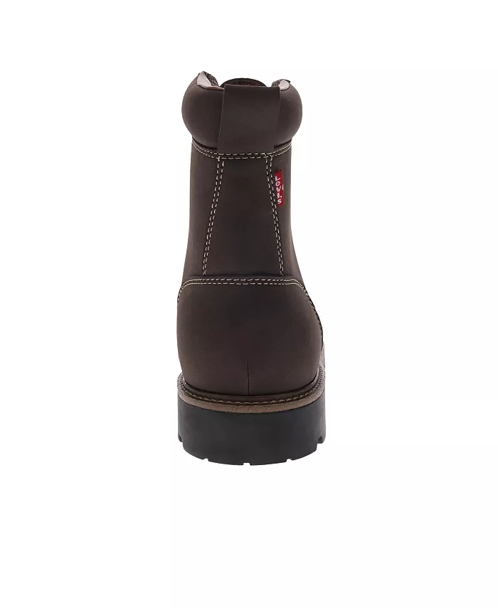 Levi's Men's Wyatt Faux Leather Lace-Up Boots Men's Shoes