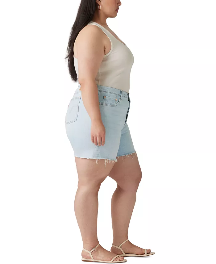 Levi's Plus Size 501® Original High-Rise Shorts Women's Fashion Shoes & Accessories