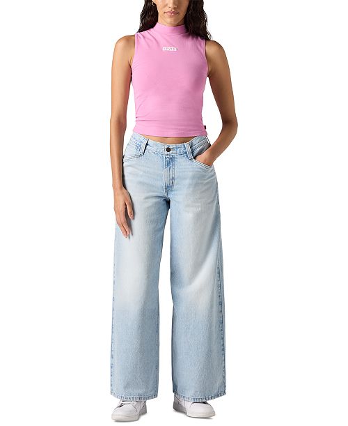 Levi's Women's '94 Baggy Wide-Leg Relaxed-Fit Denim Jeans Women's Fashion Shoes & Accessories