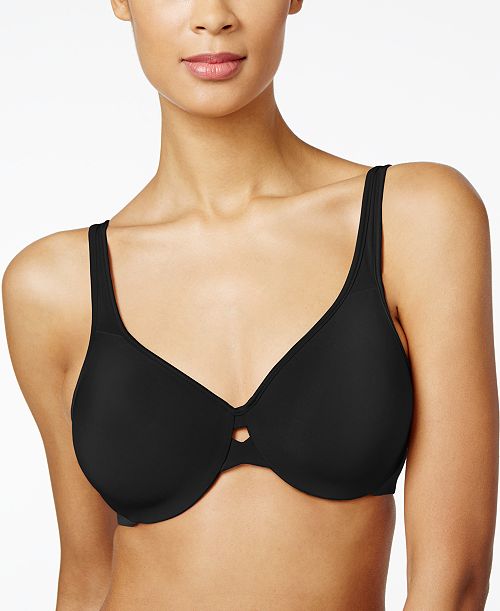 Lilyette by Bali Minimizer Plunge Into Comfort Keyhole Underwire Bra 904 Women's Fashion Shoes & Accessories
