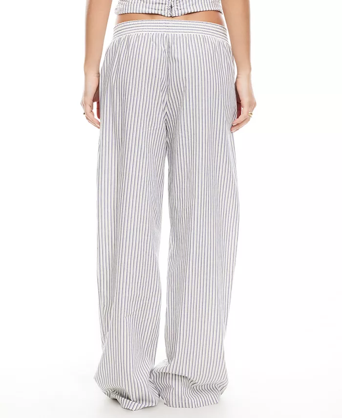 Lioness Women's Cobain Striped Pants Women's Fashion Shoes & Accessories