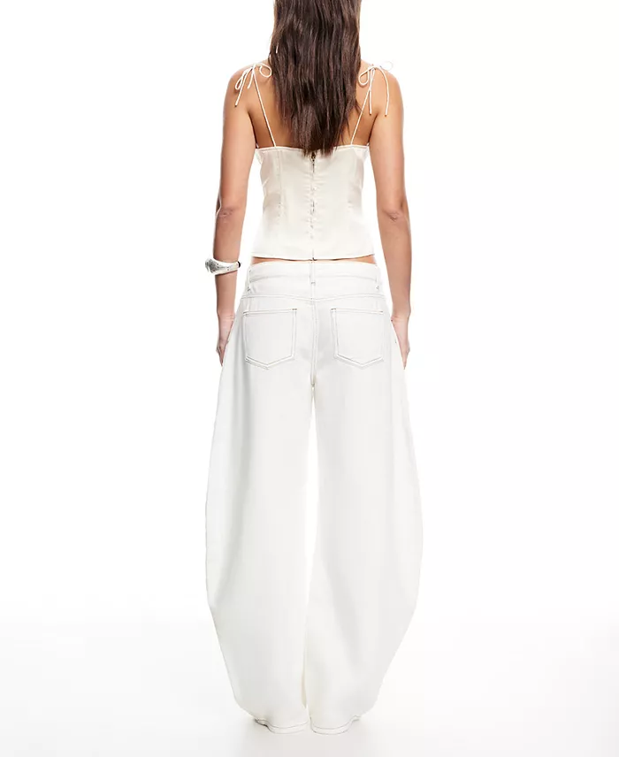 Lioness Women's Humphrey Tie-Strap Camisole Women's Fashion Shoes & Accessories