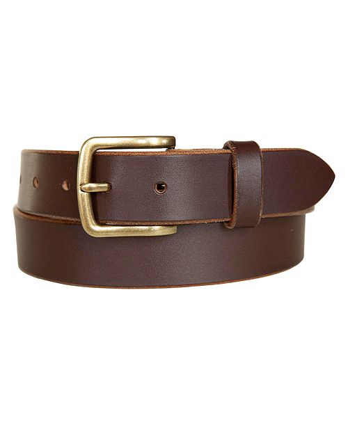 Lucky Brand Men's Raw Cut Edged Leather Jean Belt Men's Fashion & Accessories