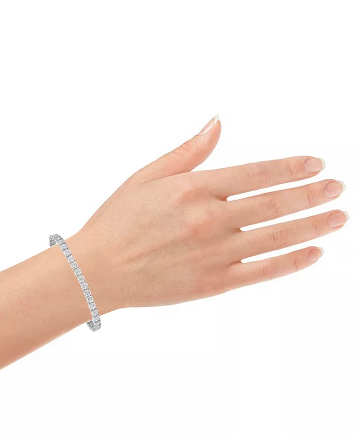 Macy's Diamond Tennis Bracelet (1/4 Ct. T.w.) In Sterling Silver Jewelry & Watches