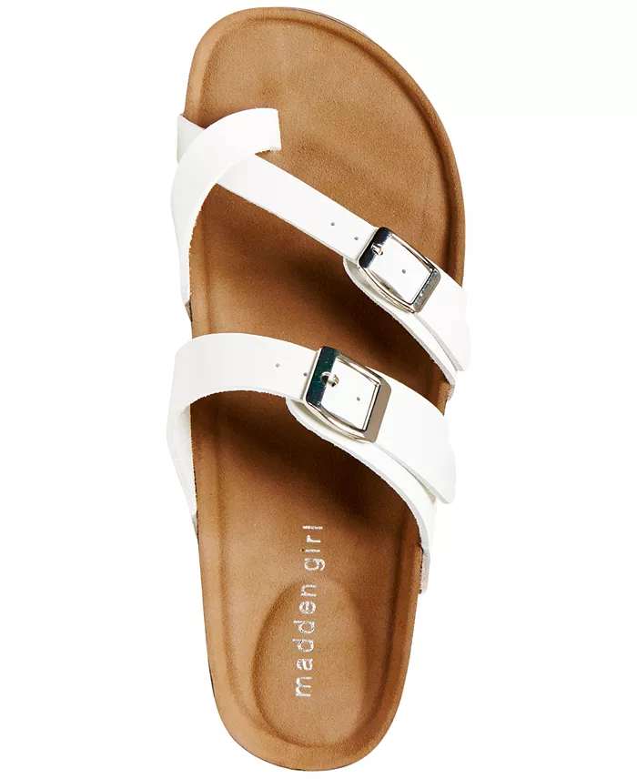 Madden Girl Bryceee Footbed Sandals Women's Fashion Shoes & Accessories