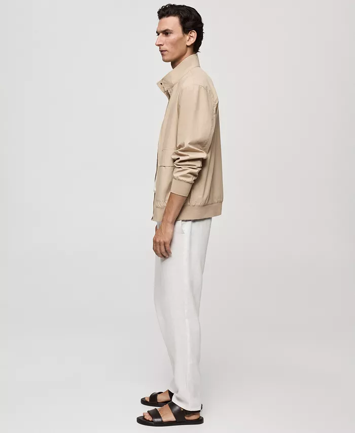 MANGO Men's Cotton Pockets Detail Blazer Men's Fashion & Accessories