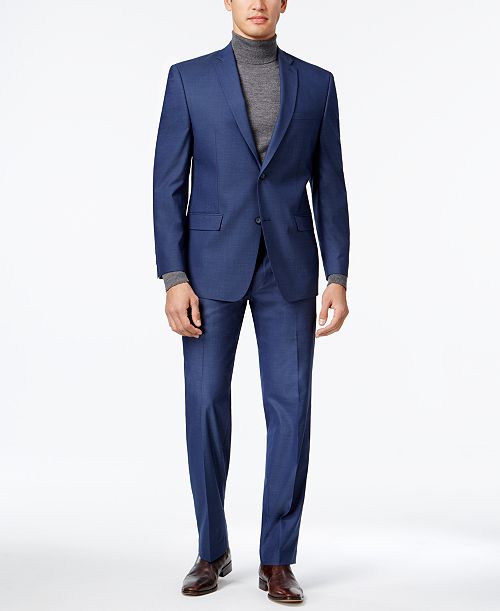 Marc New York by Andrew Marc Men's Modern-Fit Suit Men's Fashion & Accessories