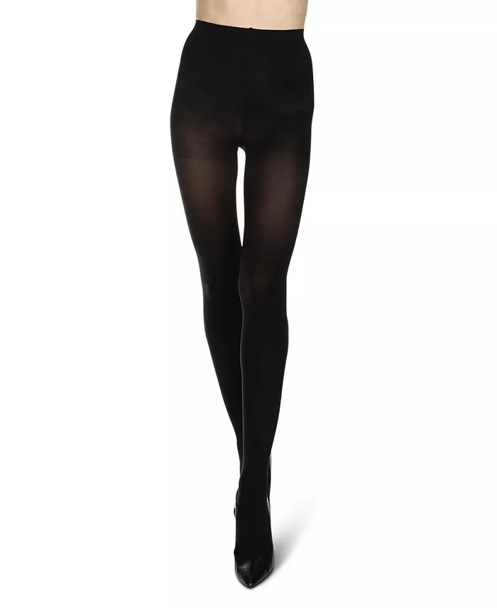 MeMoi Women's Perfectly Opaque Non-Control Top Nylon Tights MO-311 Women's Fashion Shoes & Accessories