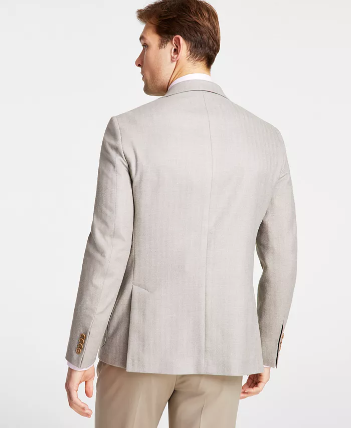 Michael Kors Men's Classic Fit Herringbone Woven Sport Coat Men's Fashion & Accessories