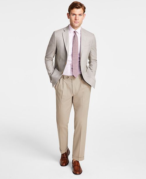 Michael Kors Men's Classic Fit Herringbone Woven Sport Coat Men's Fashion & Accessories