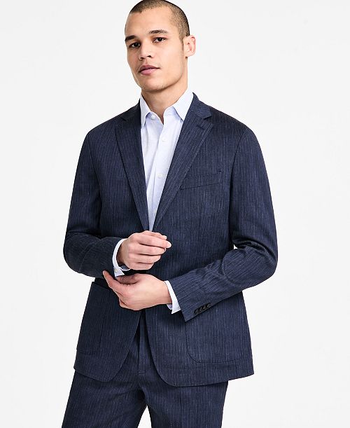 Michael Kors Men's Classic Fit Linen Suit Jacket Men's Fashion & Accessories