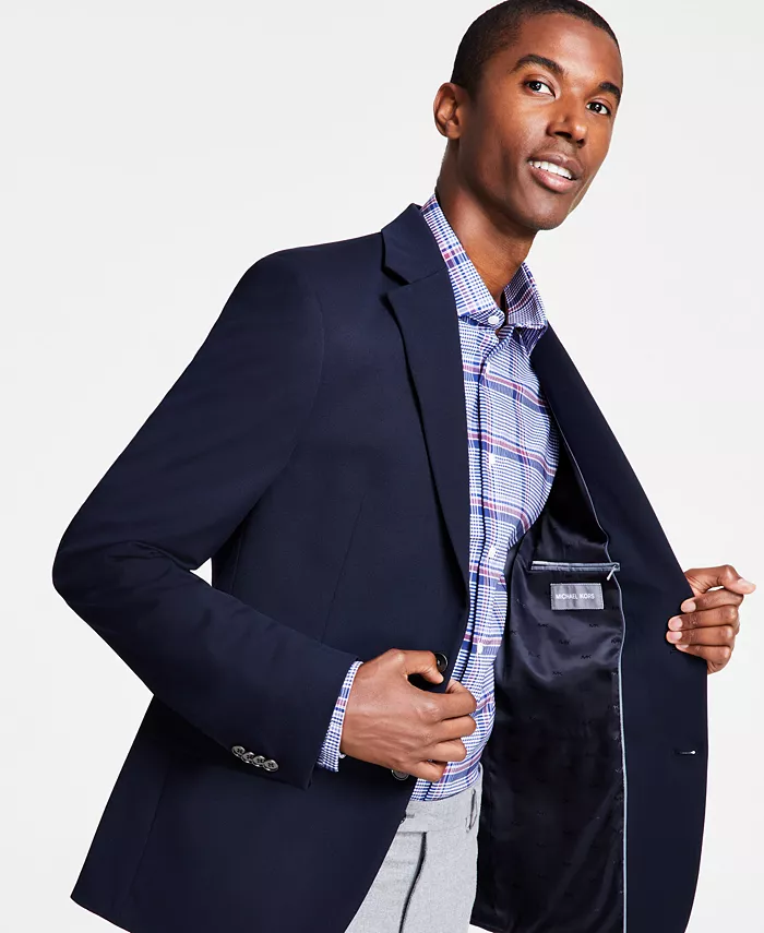 Michael Kors Men's Classic-Fit Stretch Solid Blazers Men's Fashion & Accessories
