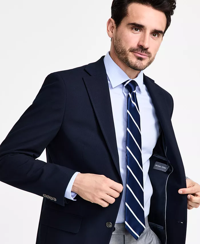 Michael Kors Men's Classic-Fit Twill Blazer Men's Fashion & Accessories