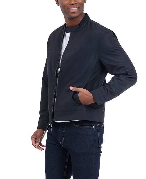 Michael Kors Men's Lightweight Moto Jacket Men's Fashion & Accessories