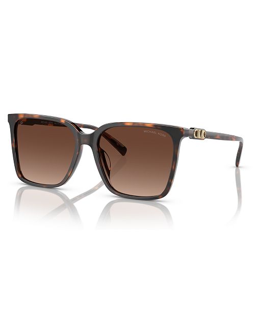 Michael Kors Women's Canberra Polarized Sunglasses Gradient MK2197 Women's Fashion Shoes & Accessories