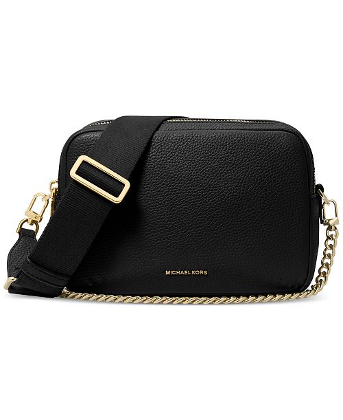 MICHAEL Michael Kors Bryant Medium Leather Double Zip Chain Camera Crossbody Handbags Purses & Accessories MICHAEL Michael Kors Bryant Medium Leather Double Zip Chain Camera Crossbody Handbags Purses & Accessories