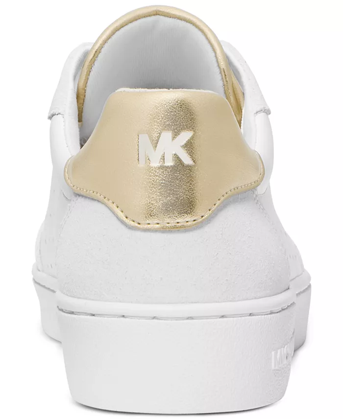 MICHAEL Michael Kors Scotty Leather Lace-up Sneakers Women's Fashion Shoes & Accessories