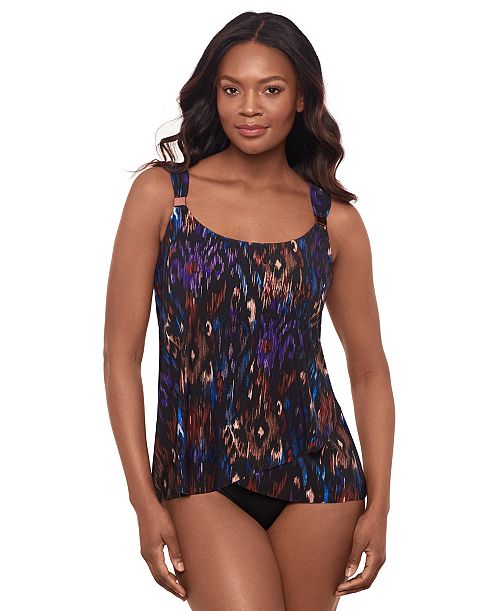 Miraclesuit Women's Tapiz Dazzle Tankini Top & Bottoms Women's Fashion Shoes & Accessories
