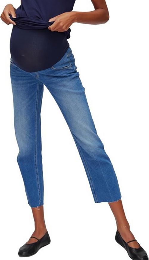 Motherhood Maternity Maternity Secret Fit Over the Bump Straight Leg Denim Jeans - Motherhood Women's Fashion Shoes & Accessories